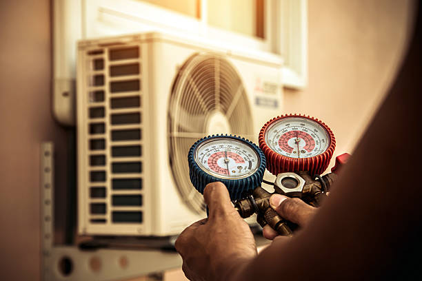 Professional Ductwork Repair technician working in Mine Hill, NJ